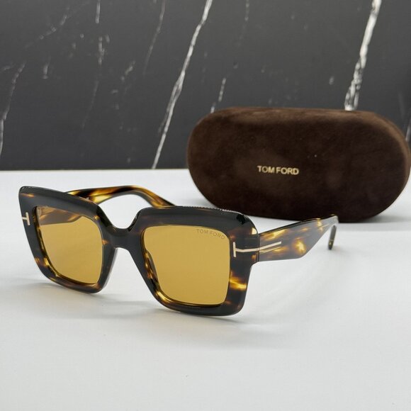 NEW TOM FORD ESME TF1157 52E SUNGLASSES FT1157/S 52E WOMEN HAVANA - Picture 1 of 10